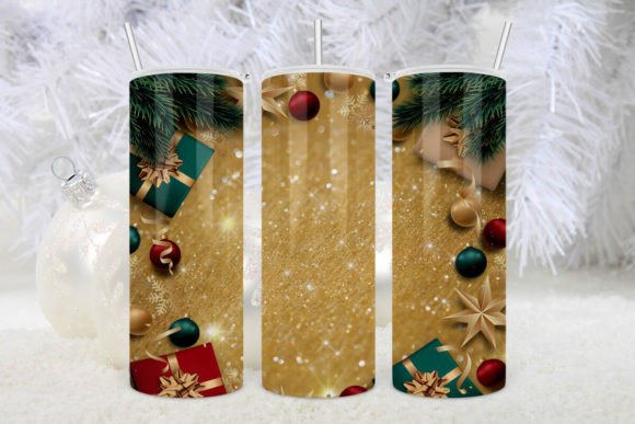 Cute Gold Gifts Christmas Tumbler 20Oz