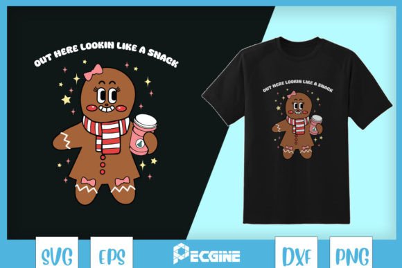 Gingerbread Snack Look SVG