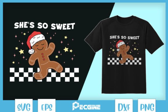 Gingerbread So Sweet Lady SVG