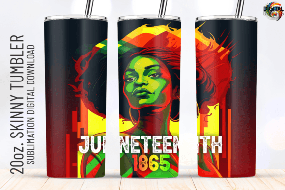 Juneteenth 1865 Tumbler Wrap