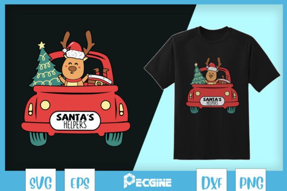 Santa Helpers Reindeer SVG