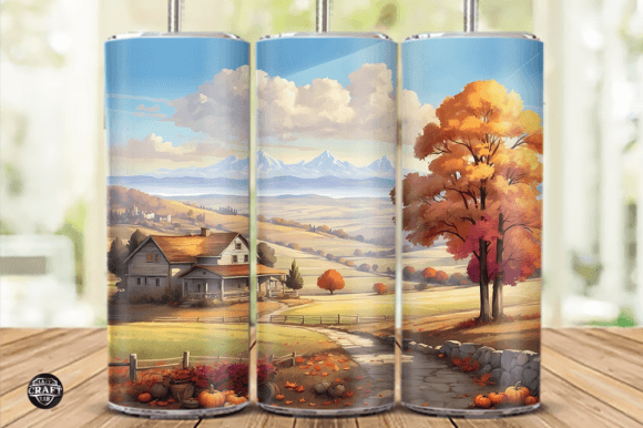 Thanksgiving 20oz Skinny Tumbler Wrap