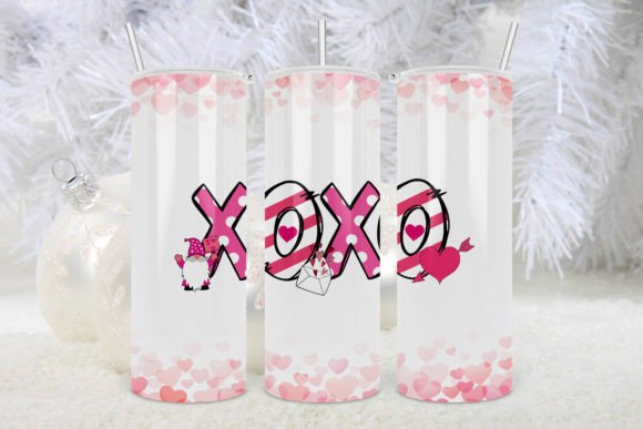 Xoxo Love with Gnome Valentine’s Tumbler